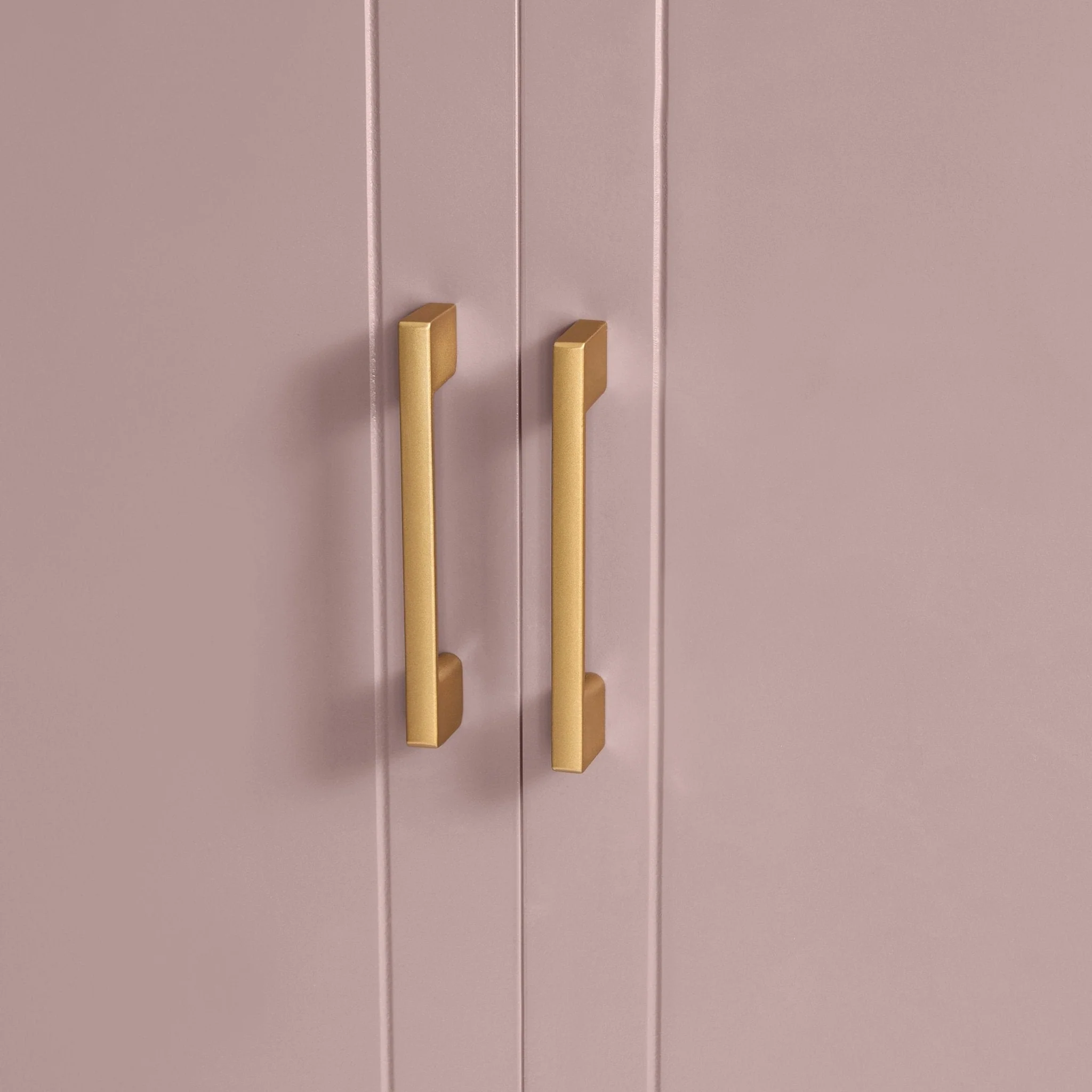 Sienna 2 Door Wardrobe with Drawer - Dusty Mauve - Image 5