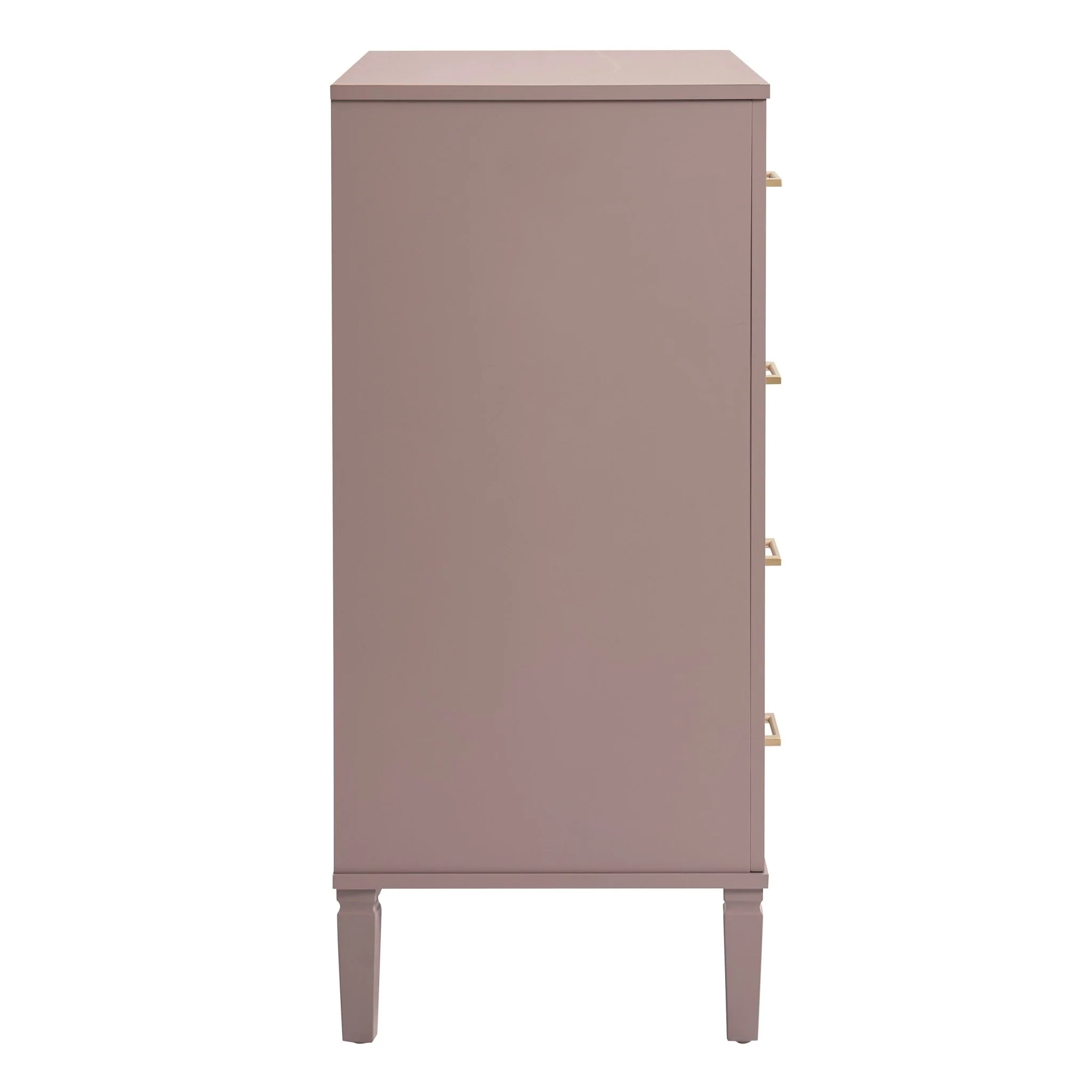 Sienna 5 Drawer Chest - Dusty Mauve - Image 4