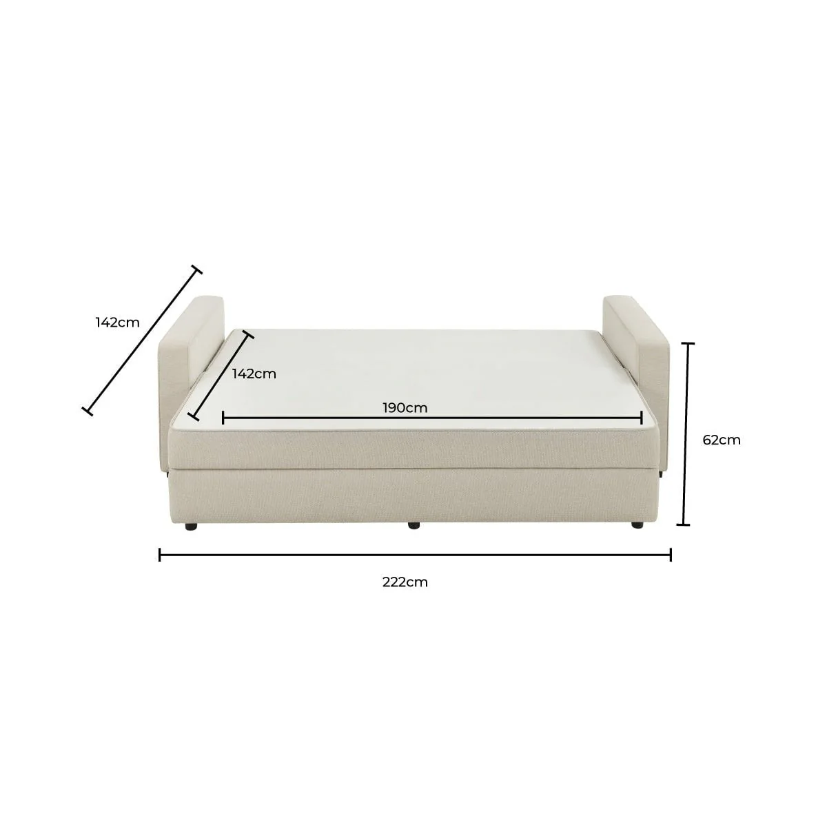 Soho Sofa Bed - Dark Olive - Image 9