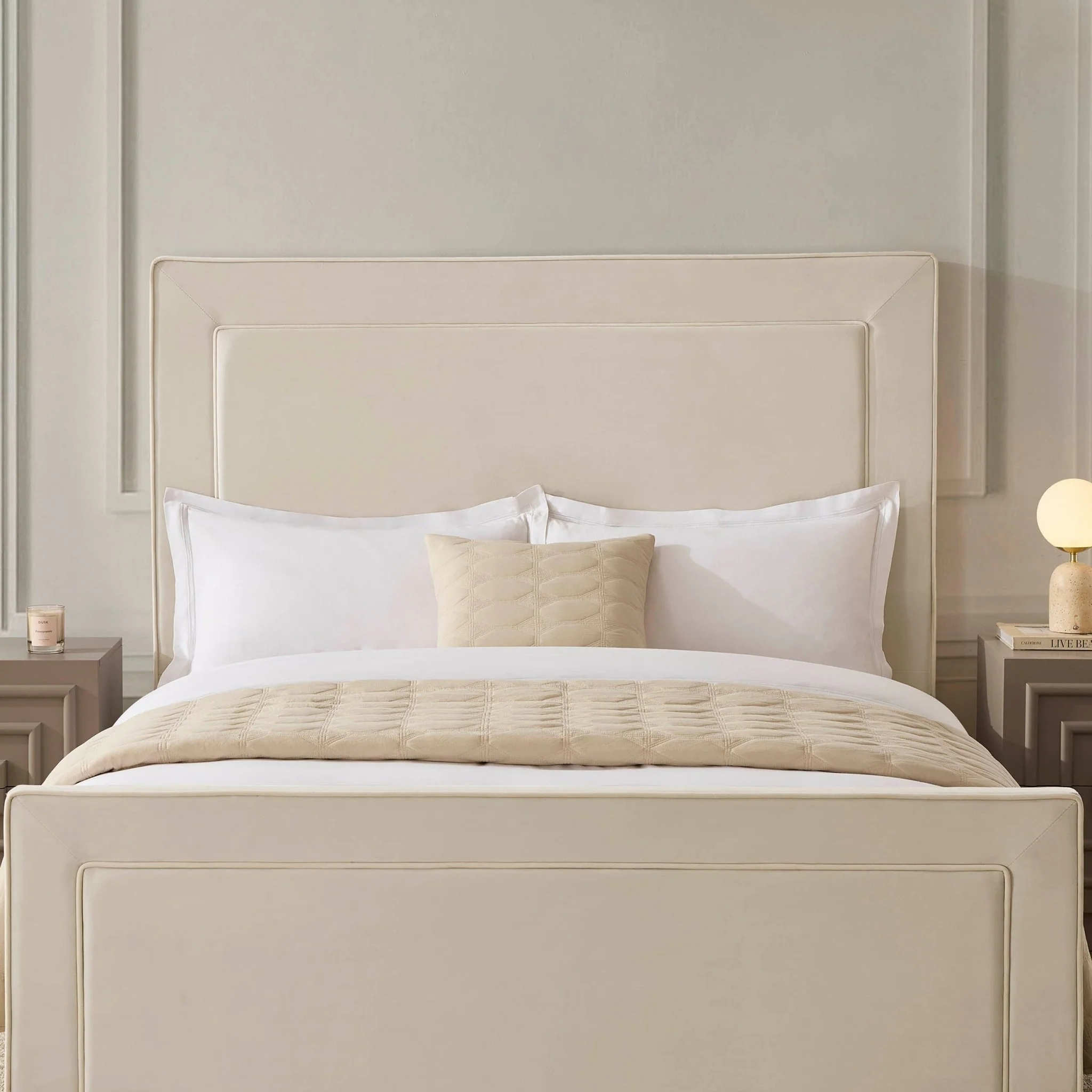Sorrento Ottoman Storage Bed - Ecru/White - Image 4