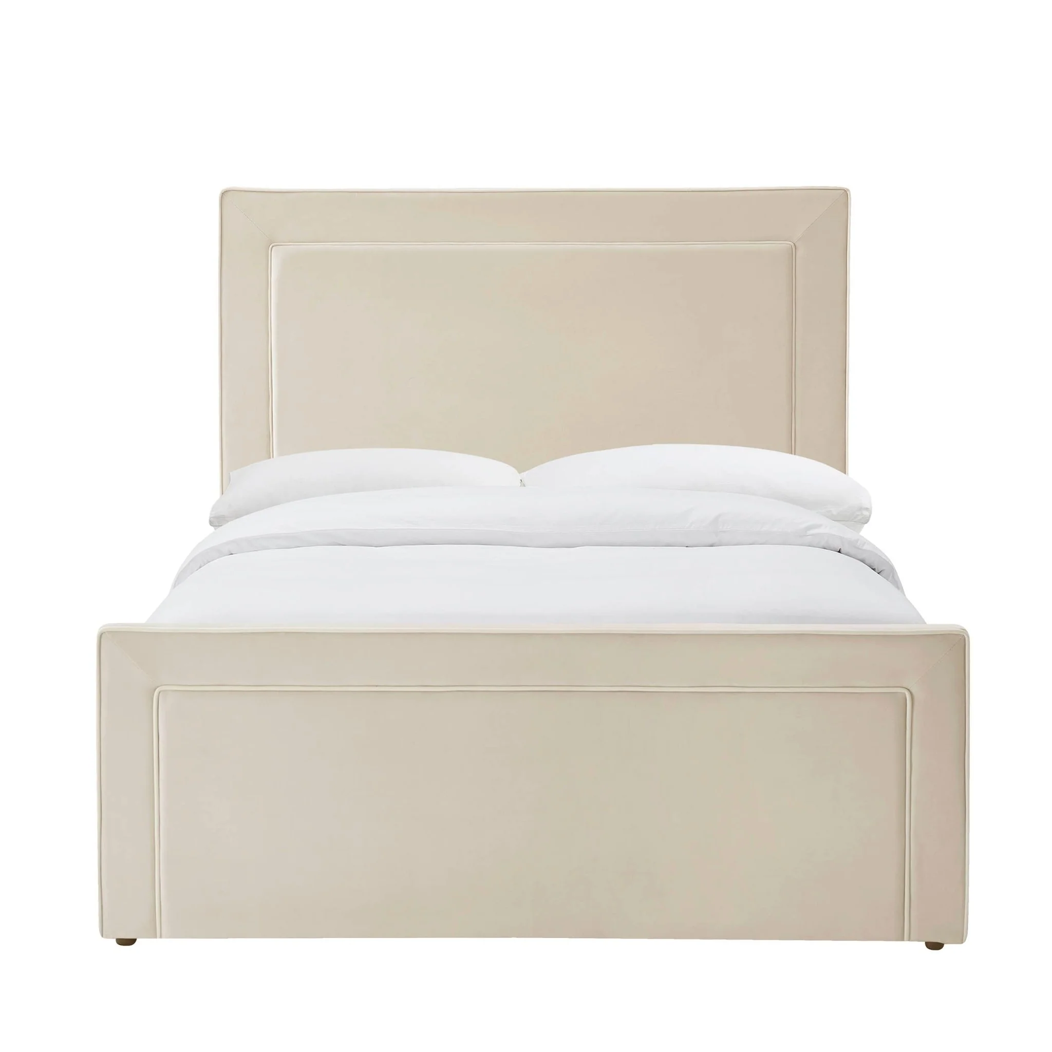 Sorrento Ottoman Storage Bed - Ecru/White - Image 9