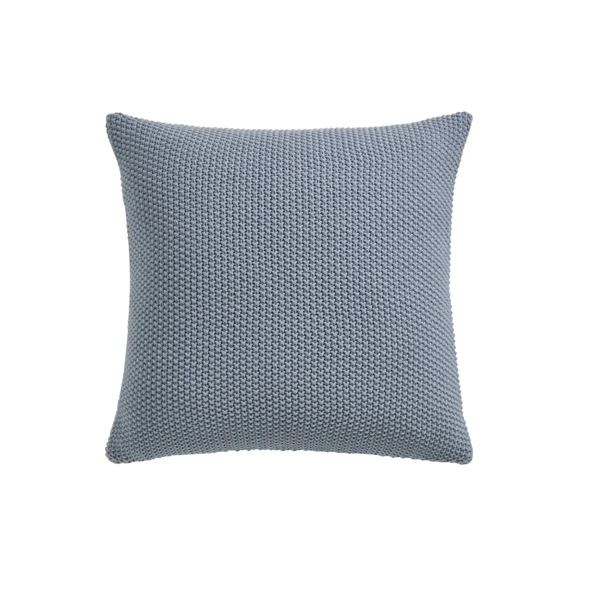 St Ives Knit Sofa Cushion Cover - Dusty Blue - Image 6