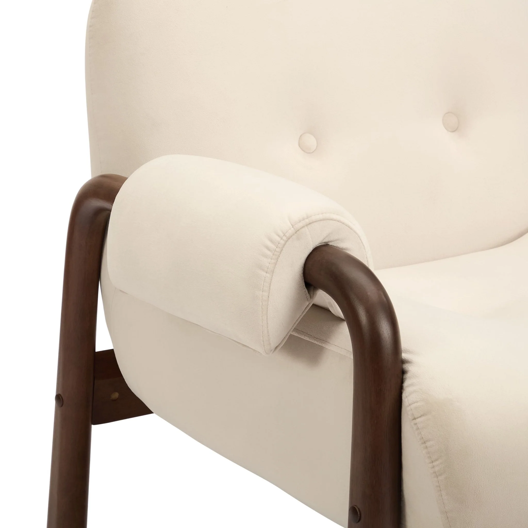 Tabby Accent Chair - Ecru - Image 6