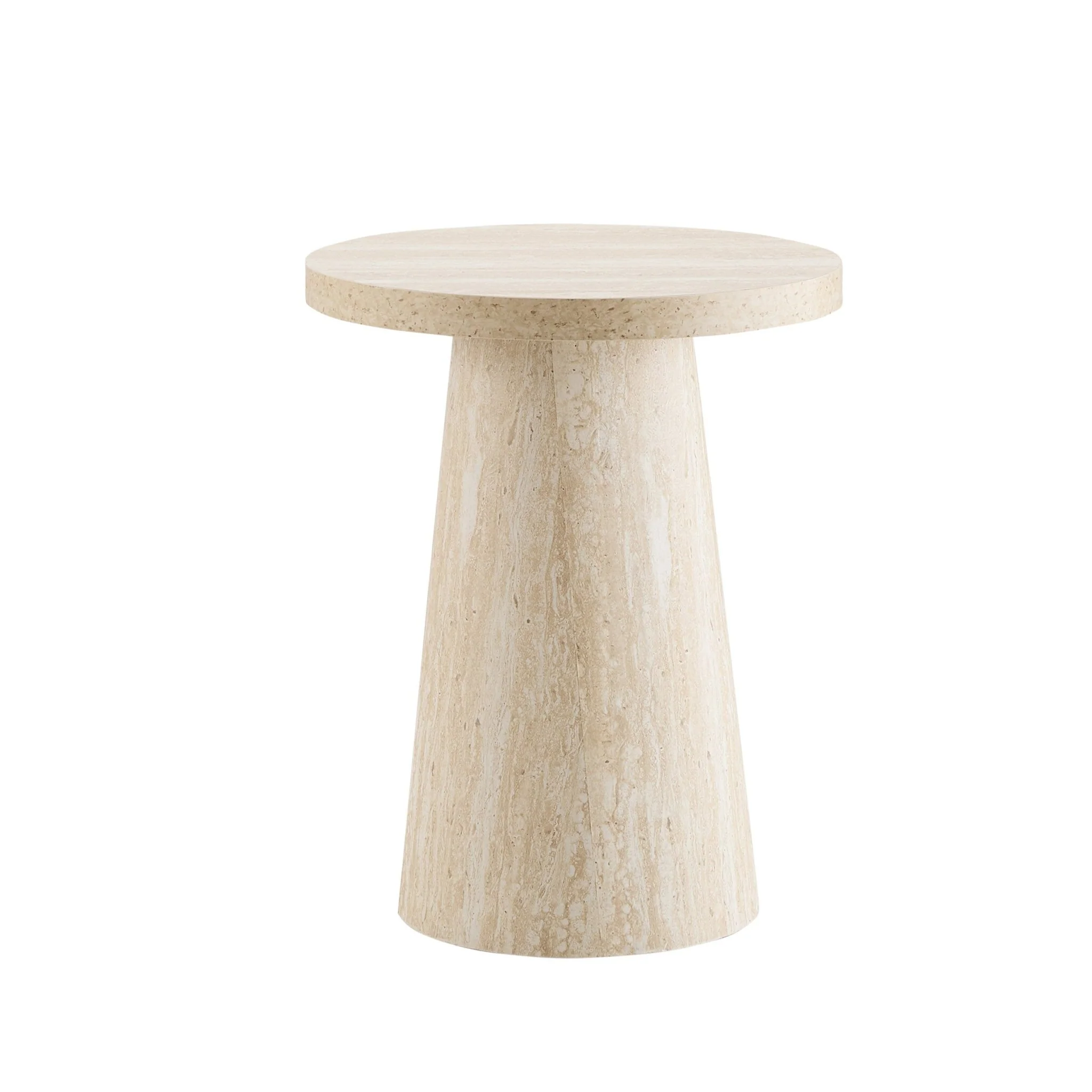 Talia Side Table - Stone Marble Effect - Image 4