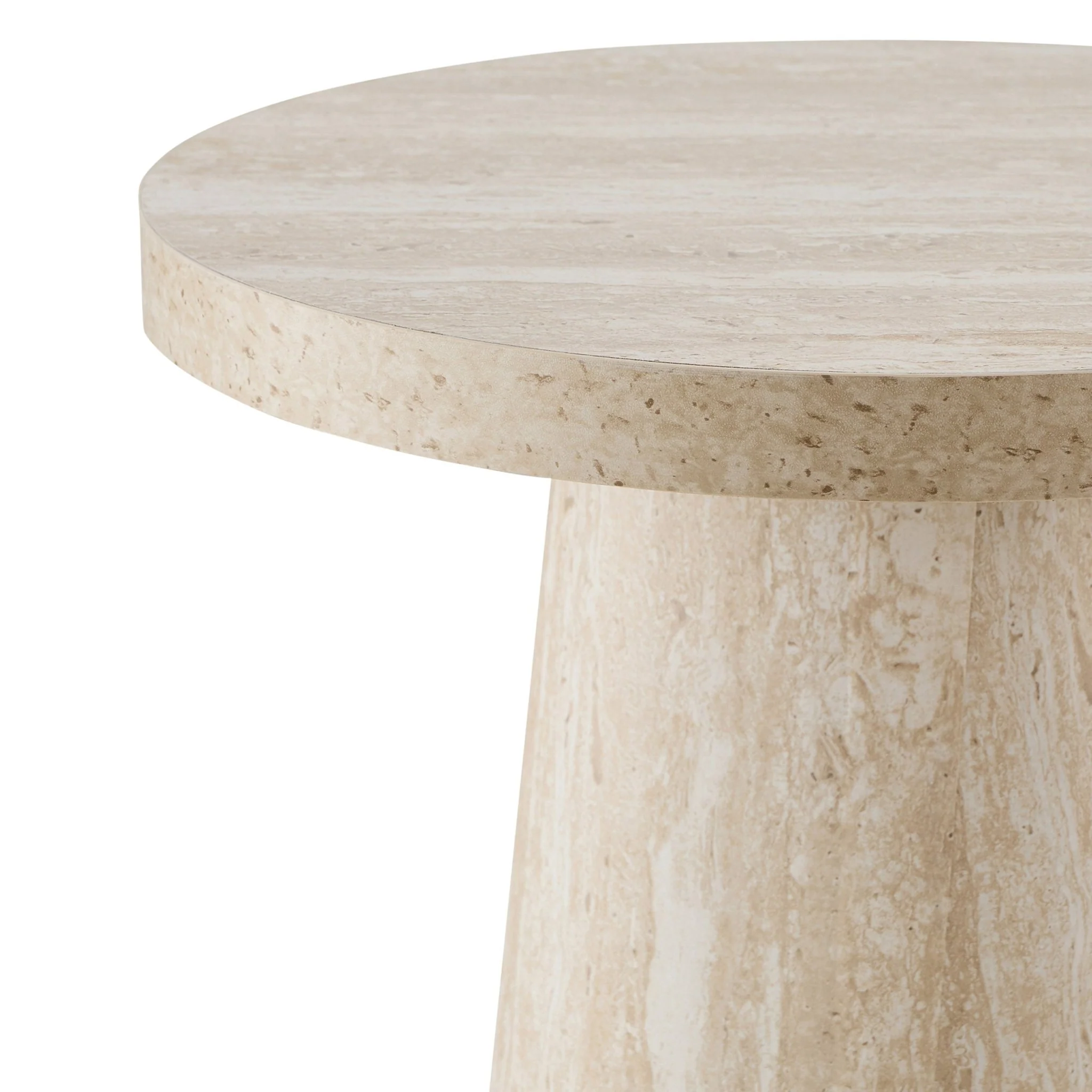 Talia Side Table - Stone Marble Effect - Image 5