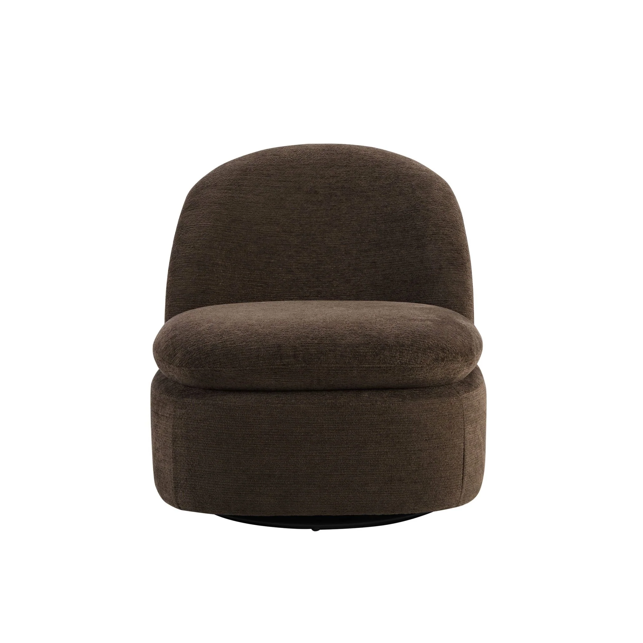Tilly Swivel Accent Chair - Textured Cappuccino - Image 2