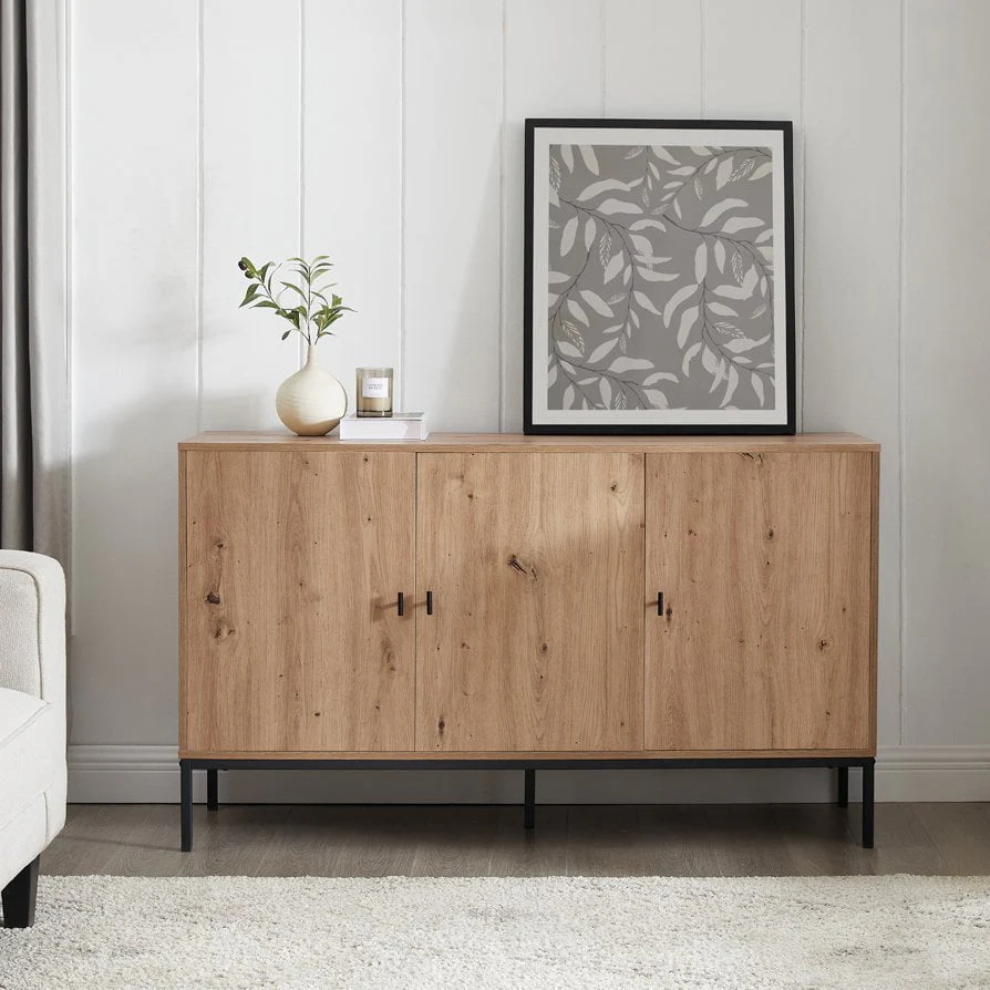 Willow Large Sideboard - Oak Effect - Image 3