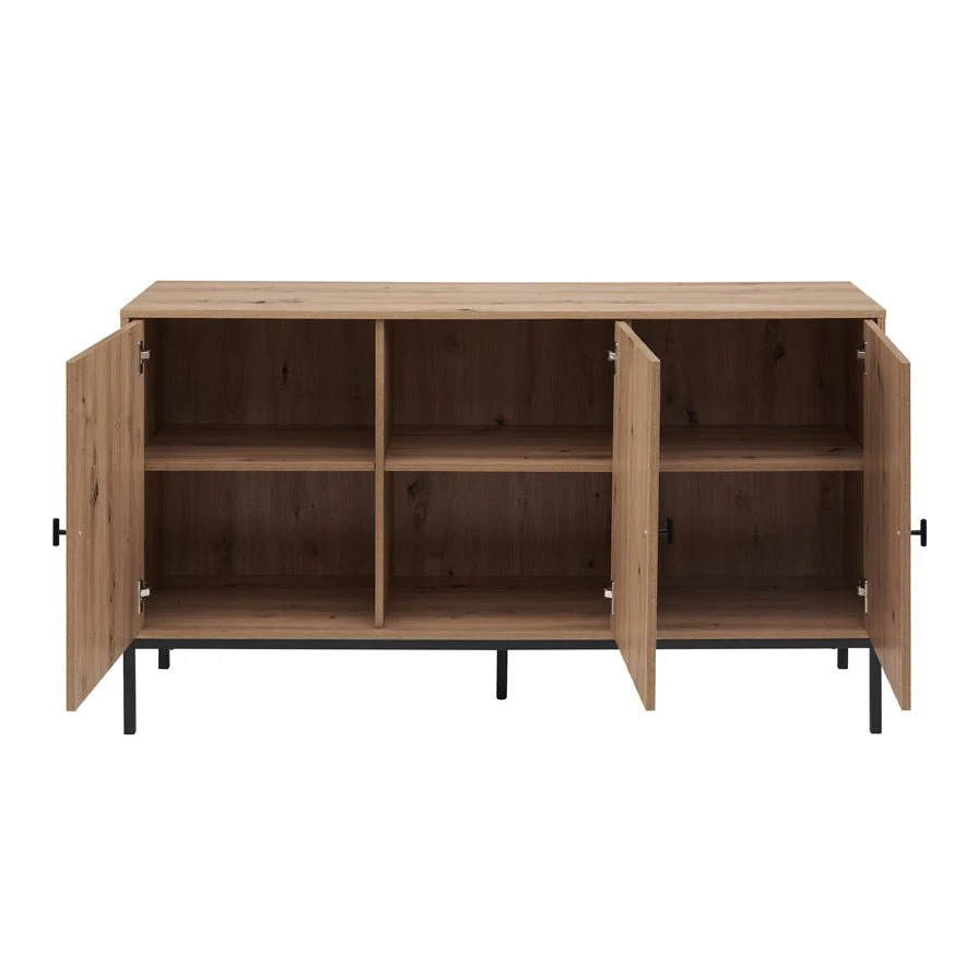 Willow Large Sideboard - Oak Effect - Image 6