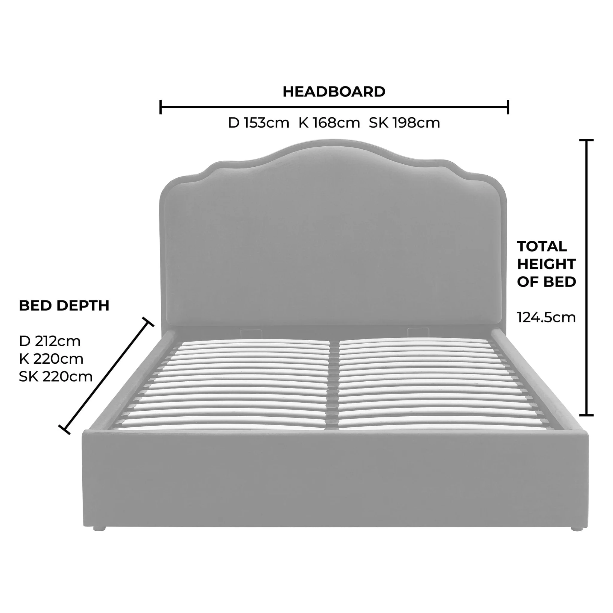 Wiltshire Ottoman Storage Bed - Stone - Image 15