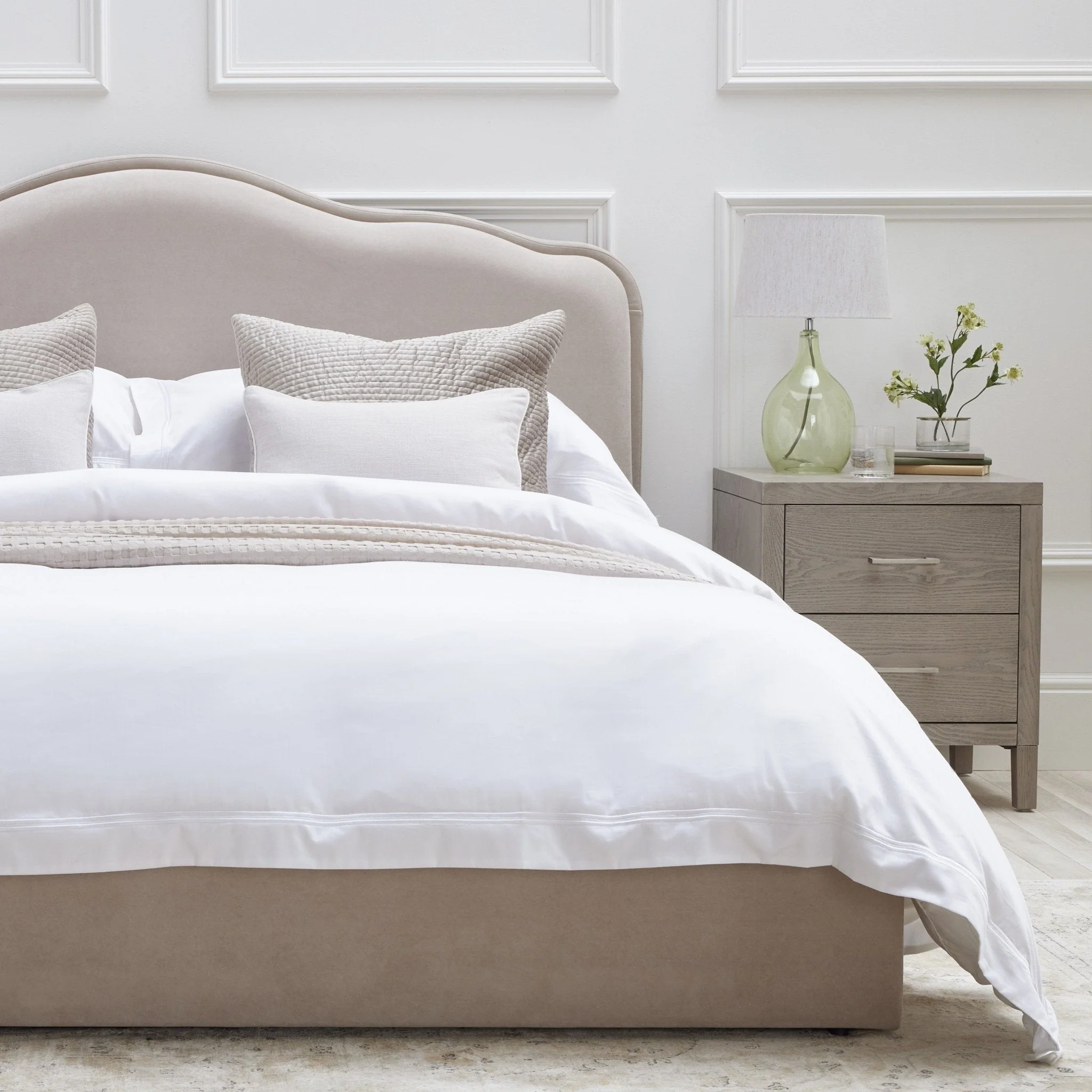 Wiltshire Ottoman Storage Bed - Stone - Image 3