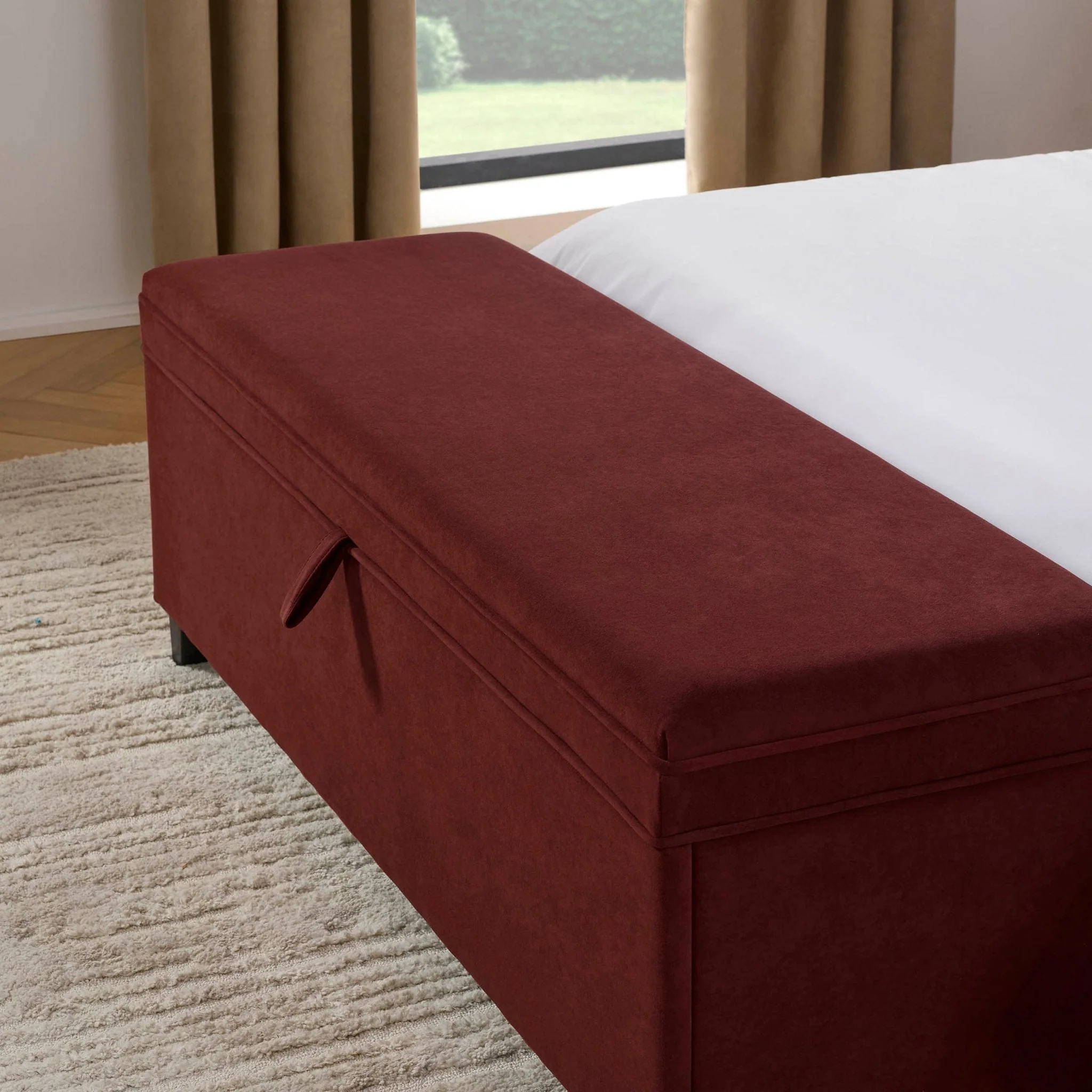 Windermere Storage Ottoman - Rust - Image 4