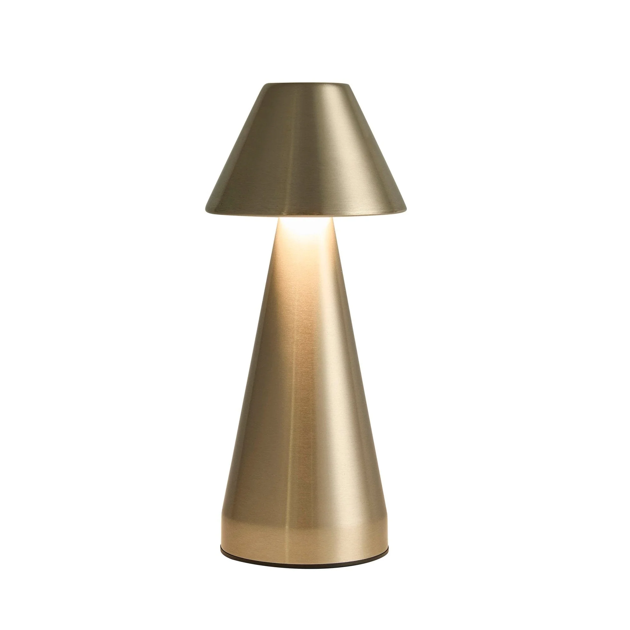 Zania Mini LED Rechargeable Wireless Lamp - Satin Nickel - Image 7